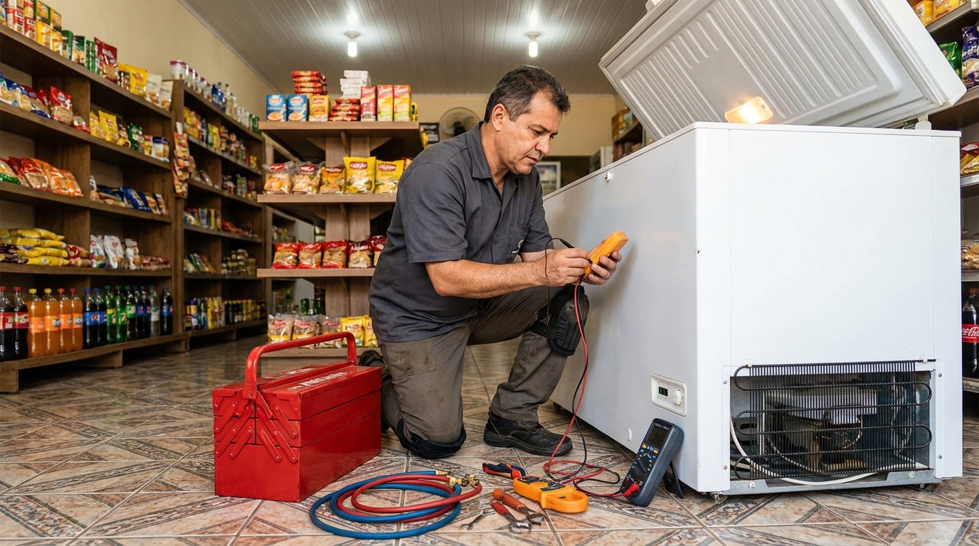 Ajuste de Temperatura do Freezer em Santo André‑SP
